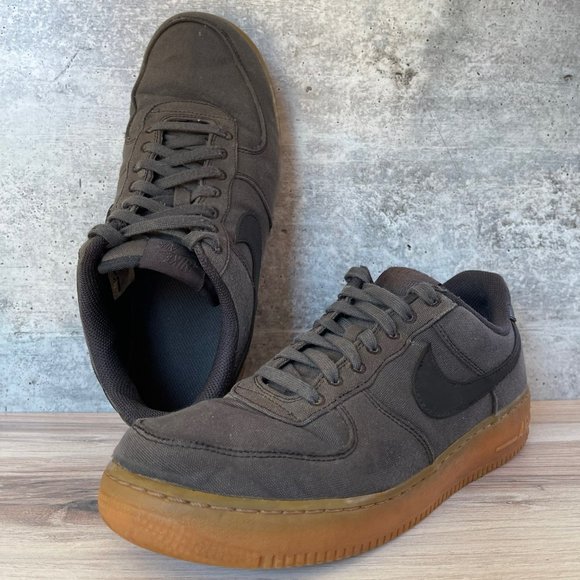 NIKE AIR FORCE 1 LV8 Style Premium BLACK GUM - Picture 1 of 12